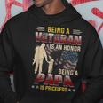Being A Veteran Is An Honor Being A Papa Is Priceless Gift Gift For Mens Hoodie Unique Gifts