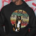 Best Cat Dad Ever Calico Fathers Day Gift Funny Retro Hoodie Unique Gifts