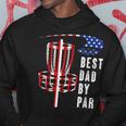 Best Dad By Par Disc Golf Dad 4Th Of July Fathers Day Hoodie Funny Gifts