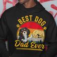 Best Dog Dad Ever Cavalier King Charles Spaniel Fathers Day Hoodie Funny Gifts