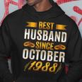 Best Husband Since October 1988 Funny 32Nd Anniversary Gift For Mens Hoodie Unique Gifts