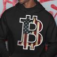 Bitcoin American Flag Cryptocurrency Patriotic Investor Hoodie Unique Gifts