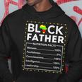 Black Father Nutritional Facts Junenth King Best Dad Ever Gift For Mens Hoodie Unique Gifts