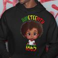 Black Girl Junenth 1865 Kids Toddlers Celebration Hoodie Unique Gifts