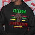 Black Power Freedom Black Fist Junenth Celebration Hoodie Unique Gifts