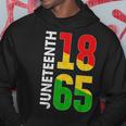 Black Proud African American For Junenth Day 1865 Freedom Hoodie Unique Gifts