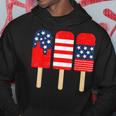 Blue Red White Ice Cream American Flag 4Th Of July Usa Hoodie Unique Gifts Blue Red White Ice Cream American Flag 4Th Of July Usa Hoodie Unique Gifts