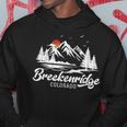Breckenridge Colorado Vintage Mountain Landscape Hoodie Unique Gifts