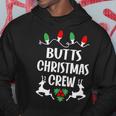 Butts Name Gift Christmas Crew Butts Hoodie Funny Gifts