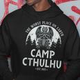 Camp Cthulhu Funny Cosmic Horror Cthulhu Hoodie Funny Gifts