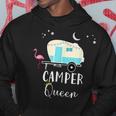 Camping Queen Funny Outdoor Camper Rv Hiking Camping Funny Gifts Hoodie Unique Gifts