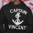 Captain Vincent Yacht Ship Anchor Boating Boat Hoodie Unique Gifts