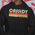 Cassidy Gift Name Personalized Retro Vintage 80S Birthday Hoodie Unique Gifts