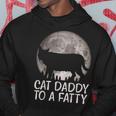 Cat Daddy To A Fatty Fat Chonk Dad Kitten Fur Papa Hoodie Unique Gifts