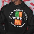 Celebrating Black Freedom Junenth Queen Melanin Birthday Hoodie Unique Gifts