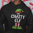 Chatty Elf Family Matching Group Christmas Hoodie Funny Gifts