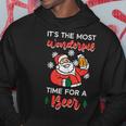 Christmas Most Wonderful Time For Santa Xmas Dad Men Hoodie Unique Gifts