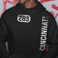 Cincinnati Ohio 283 Area Code Vintage Retro Hoodie Unique Gifts