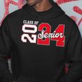 Class Of 2024 Senior 2024 Graduation Or First Day Of School Hoodie Funny Gifts