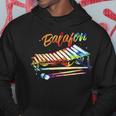 Colorful Balafon Xylophone African Music Instrument Hoodie Unique Gifts
