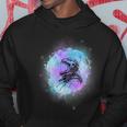 Colorful Space Astronaut Nebula Cloud Galaxy Space Funny Gifts Hoodie Unique Gifts