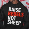Conscious Raise Rebels Not Sheep Free Thinking Parenting Gifts For Sheep Lovers Funny Gifts Hoodie Unique Gifts