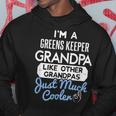 Cool Fathers Day Greens Keeper Grandpa Hoodie Unique Gifts