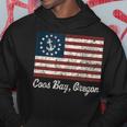 Coos Bay Or Vintage Sailing Us Anchor Boat Flag Hoodie Unique Gifts