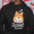Corgi Dog Lover Cute Sweet Dreams Sleeping Corgi Hoodie Unique Gifts
