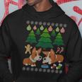 Corgi Dog Ugly Christmas Sweater Hoodie Unique Gifts