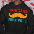 Cougars Ride Free Mustache Rides Cougar Bait Vintage Hoodie Unique Gifts