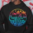 Cousin Crew 2023 Summer Vacation Holiday Family Camp Tie Dye Hoodie Funny Gifts
