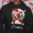 Crews Name Gift Santa Crews Hoodie Funny Gifts