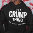 Crump Thing Name Family Reunion Funny Family Reunion Funny Designs Funny Gifts Hoodie Unique Gifts