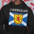 Cunningham Scottish Clan Name Gift Scotland Flag Festival Hoodie Unique Gifts