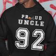 Custom Proud Football Uncle Number 92 Personalized For Men Hoodie Unique Gifts