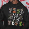 Cute Halloween Cats Trick Or Treat Hoodie Unique Gifts