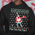 Dabbing Santa Golf Ugly Christmas Sweater Hoodie Unique Gifts