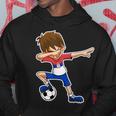 Dabbing Soccer Boy Serbia Serbian Flag Jersey Hoodie Unique Gifts