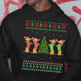 Dachshund Dog Christmas Ugly Sweater Dachshund Xmas Hoodie Unique Gifts