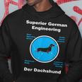 Dachshund Superior German Engineering Hoodie Unique Gifts