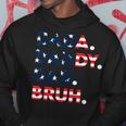 Dada Daddy Dad Bruh Fathers Day Us Flag Fathers Day Gift For Men Hoodie Unique Gifts