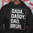 Dada Daddy Dad Bruh Fathers Day Vintage Funny Father For Men Hoodie Unique Gifts