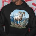 Dall Sheep With Scenic Landscape Dall Sheep Hoodie Unique Gifts