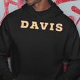 Davis In All Caps Davis Funny Gifts Hoodie Unique Gifts