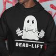 Dead Lift Ghost Halloween Ghost Gym Hoodie Funny Gifts
