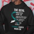 The Devil- Cervical Cancer Awareness Supporter Ribbon Hoodie Unique Gifts