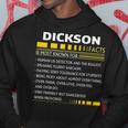 Dickson Name Gift Dickson Facts V3 Hoodie Personalized Gifts