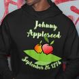 Distressed Johnny Appleseed John Chapman Celebrate Apples Hoodie Unique Gifts