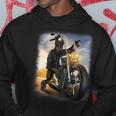 Doberman Dog Riding Chopper Motorcycle Hoodie Unique Gifts